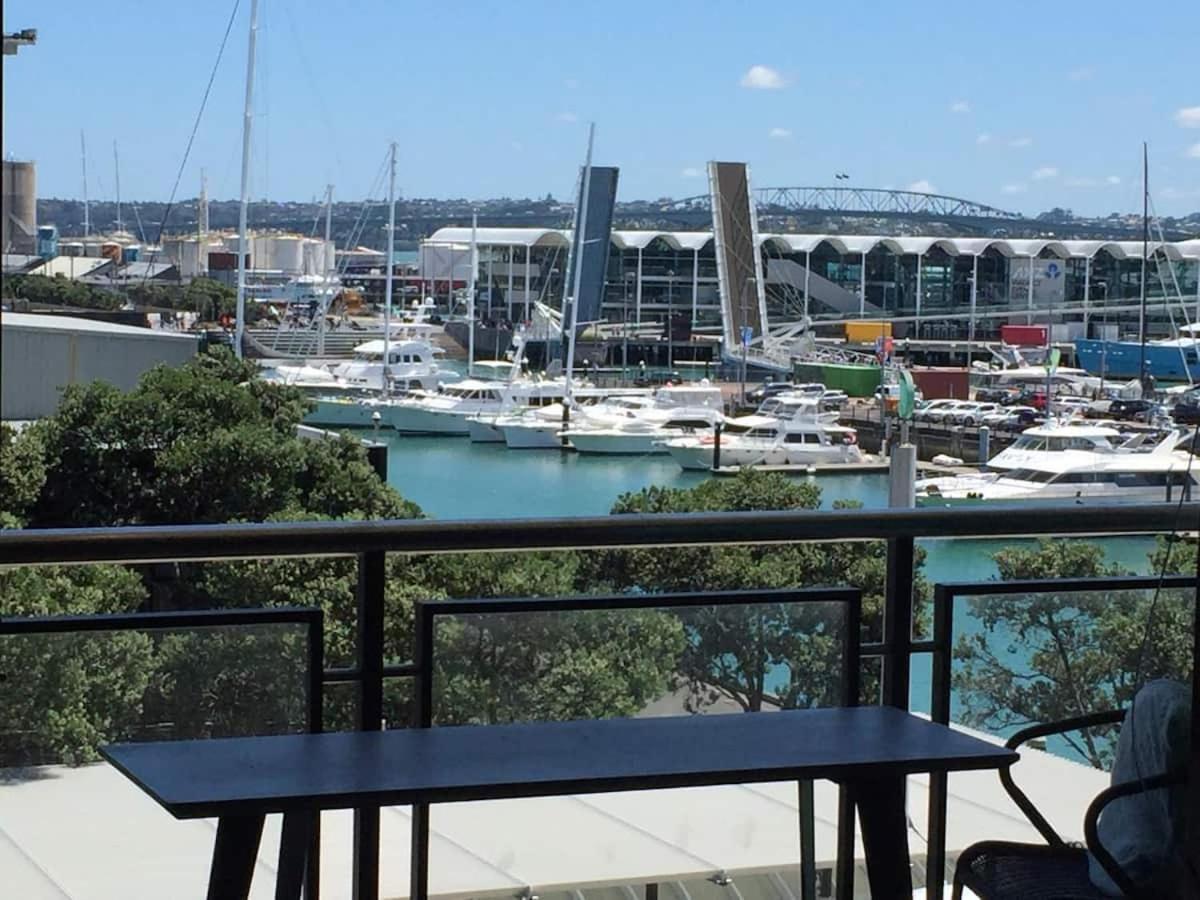 Luxury Waterfront Nest Above Viaduct Harbour Appartement Auckland Buitenkant foto