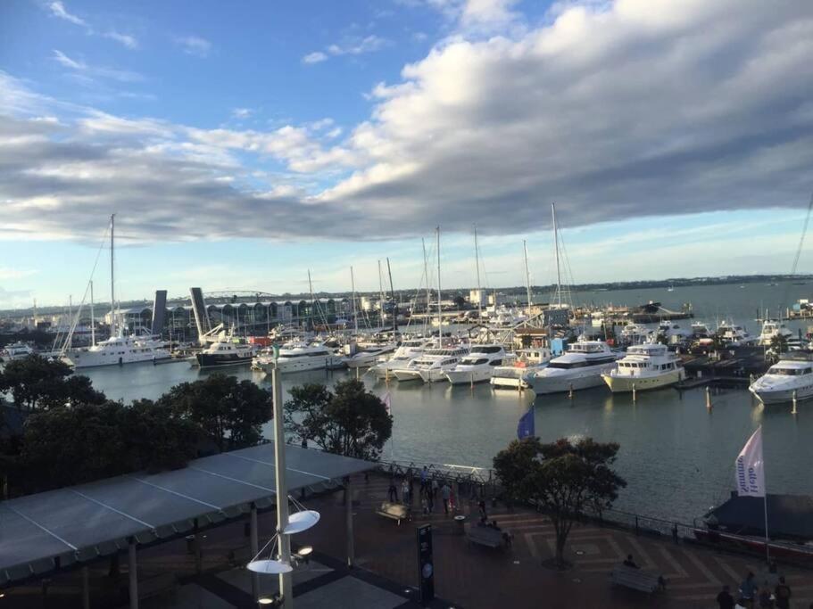 Luxury Waterfront Nest Above Viaduct Harbour Appartement Auckland Buitenkant foto
