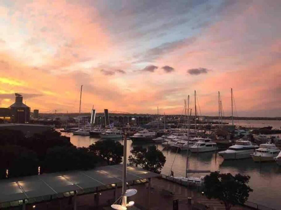 Luxury Waterfront Nest Above Viaduct Harbour Appartement Auckland Buitenkant foto