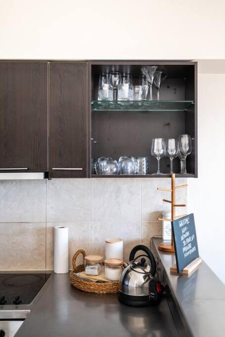 Luxury Waterfront Nest Above Viaduct Harbour Appartement Auckland Buitenkant foto