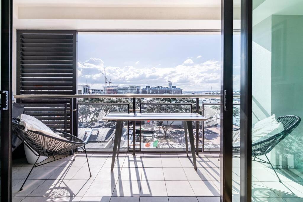 Luxury Waterfront Nest Above Viaduct Harbour Appartement Auckland Buitenkant foto